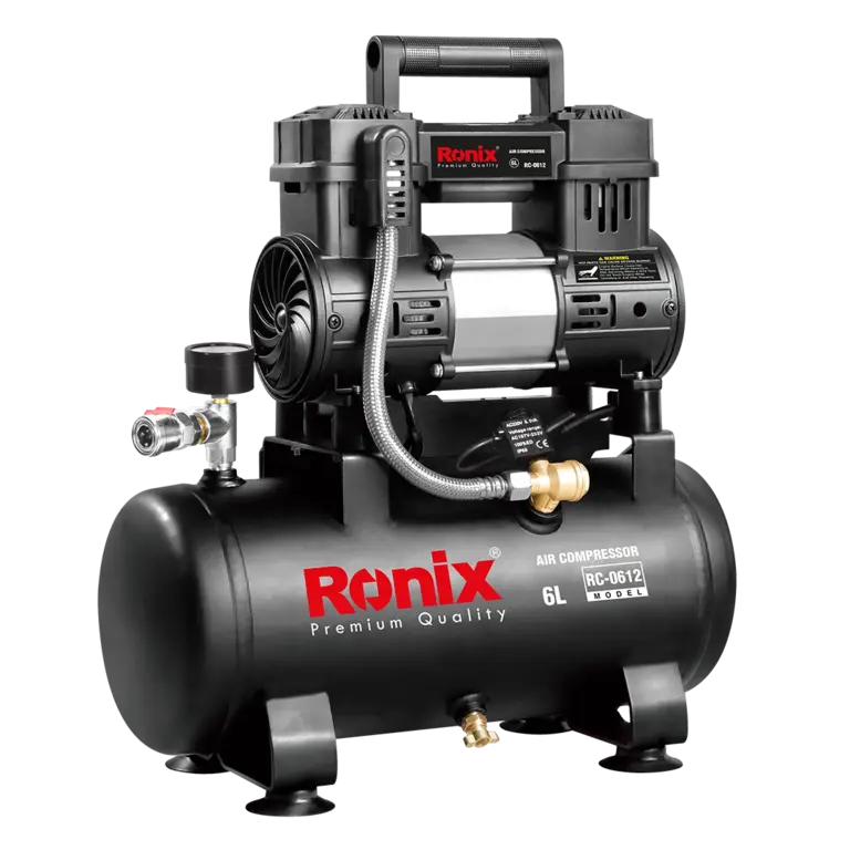 کمپرسور باد بی صدا شش لیتری رونیکس مدل RC0612